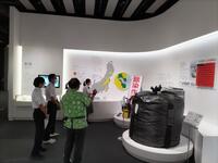 東日本大震災伝承館にて